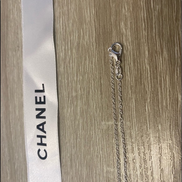 💎Delicate Authentic CHANEL Charm with 925 Silver Necklace💎 - Picture 11 of 16